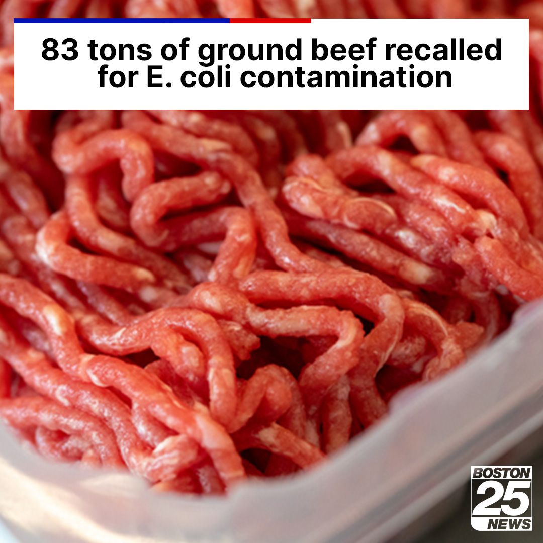 Recall alert 83 tons of ground beef recalled for E. coli contamination