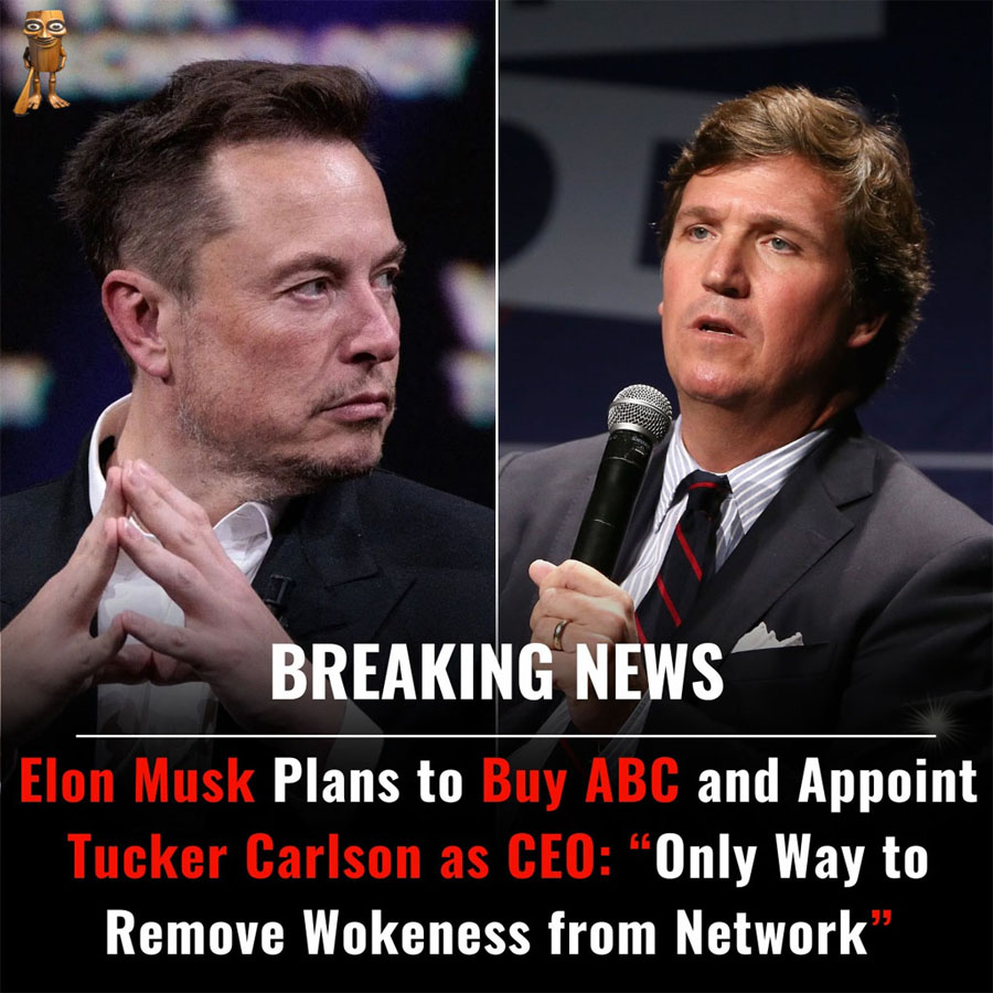 BREAKING NEWS: Elon Musk Plans to Buy ABC and Appoint Tucker Carlson as ...